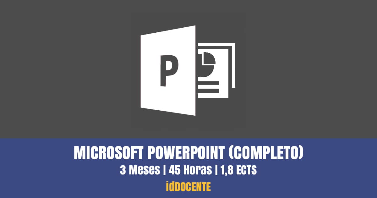 Curso online de Microsoft PowerPoint 2019 | idDOCENTE